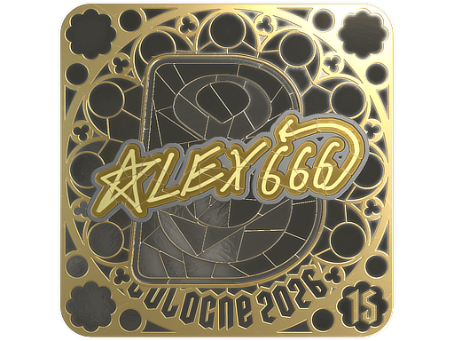 Sticker | alex666 (Gold, Ranked) | Cologne 2026
