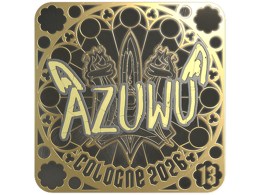 Sticker | AZUWU (Gold, Ranked) | Cologne 2026