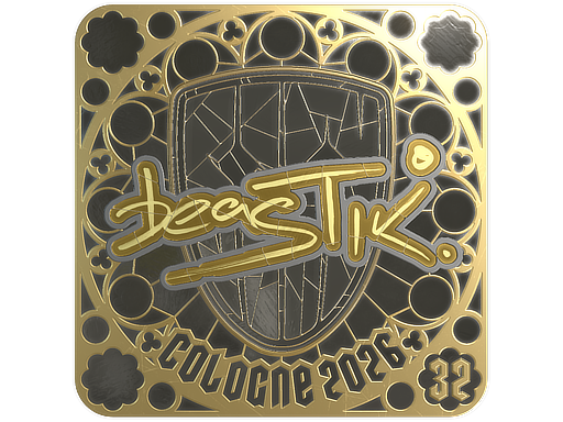 Sticker | beastik (Gold, Ranked) | Cologne 2026