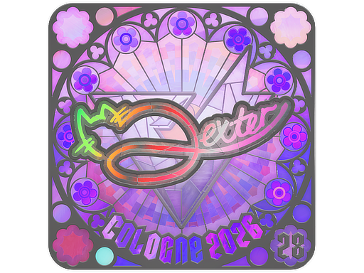 Sticker | dexter (Holo, Ranked) | Cologne 2026