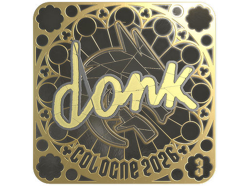 Sticker | donk (Gold, Ranked) | Cologne 2026