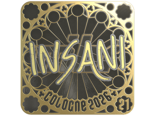 Sticker | insani (Gold, Ranked) | Cologne 2026