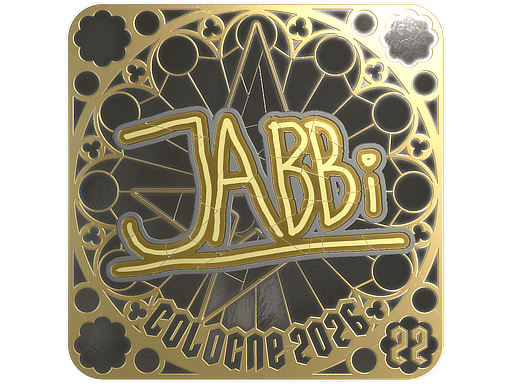 Sticker | jabbi (Gold, Ranked) | Cologne 2026