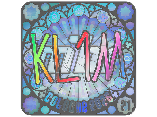 Sticker | kl1m (Holo, Ranked) | Cologne 2026