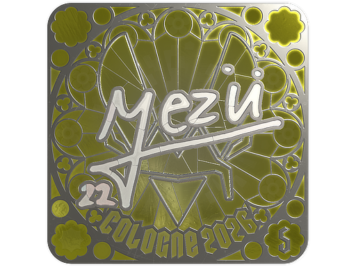 Sticker | mezii (Foil, Ranked) | Cologne 2026