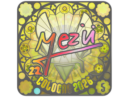 Sticker | mezii (Holo, Ranked) | Cologne 2026
