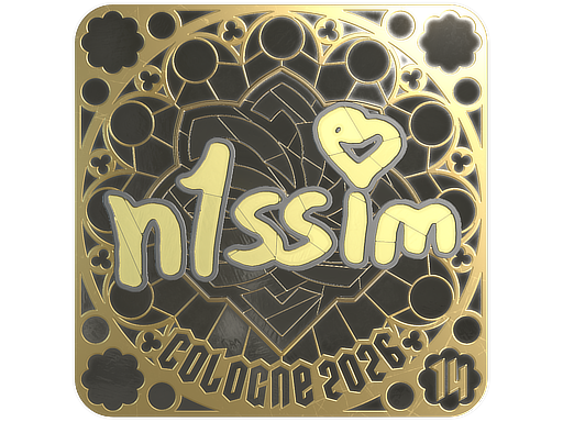 Sticker | n1ssim (Gold, Ranked) | Cologne 2026