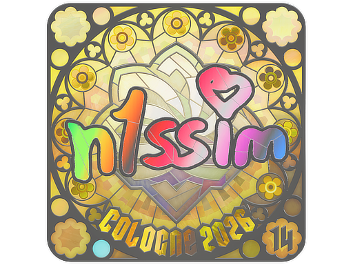 Sticker | n1ssim (Holo, Ranked) | Cologne 2026