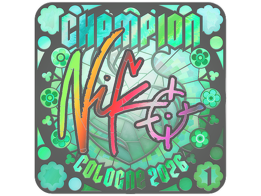 Sticker | NiKo (Holo, Ranked) | Cologne 2026