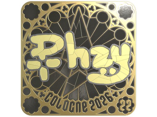 Sticker | phzy (Gold, Ranked) | Cologne 2026