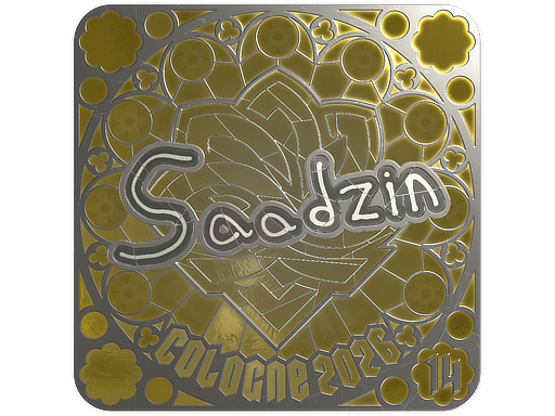 Sticker | saadzin (Foil, Ranked) | Cologne 2026