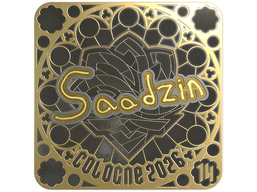 Sticker | saadzin (Gold, Ranked) | Cologne 2026
