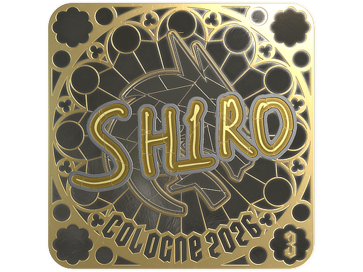 Sticker | sh1ro (Gold, Ranked) | Cologne 2026