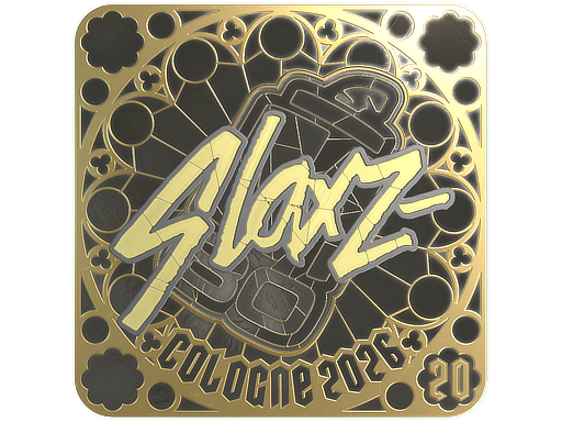 Sticker | slaxz- (Gold, Ranked) | Cologne 2026