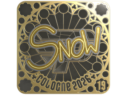 Sticker | snow (Gold, Ranked) | Cologne 2026