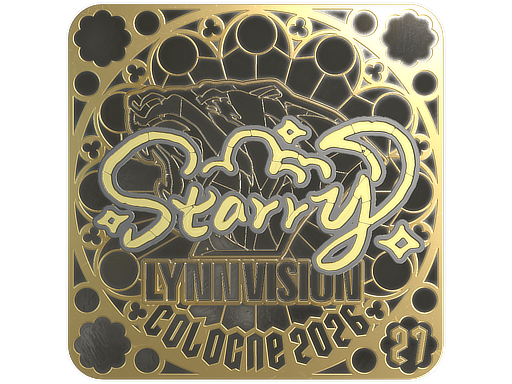 Sticker | Starry (Gold, Ranked) | Cologne 2026