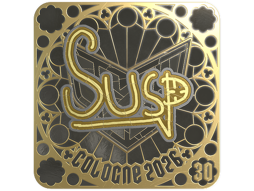 Sticker | susp (Gold, Ranked) | Cologne 2026