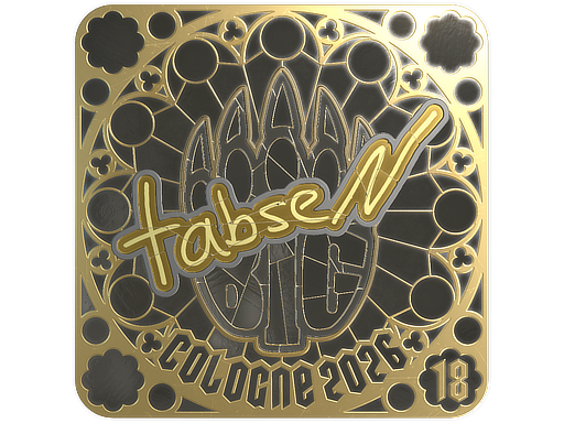Sticker | tabseN (Gold, Ranked) | Cologne 2026