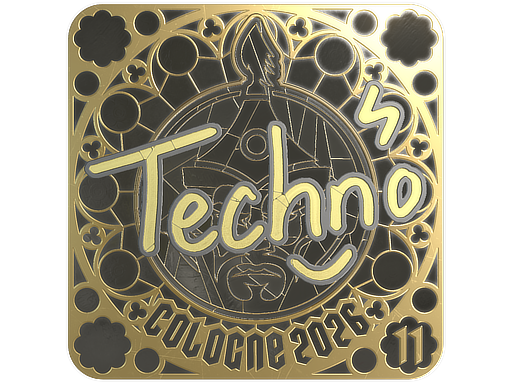 Sticker | Techno4K (Gold, Ranked) | Cologne 2026