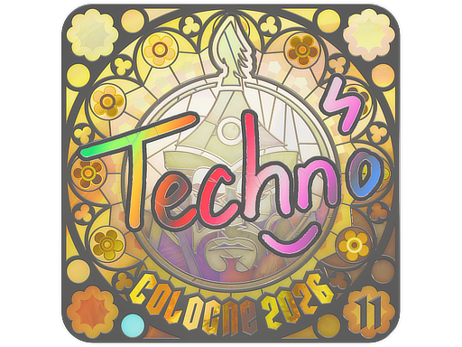 Sticker | Techno4K (Holo, Ranked) | Cologne 2026