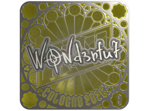 Sticker | w0nderful (Foil, Ranked) | Cologne 2026