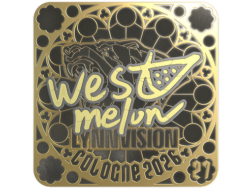 Sticker | westmelon (Gold, Ranked) | Cologne 2026