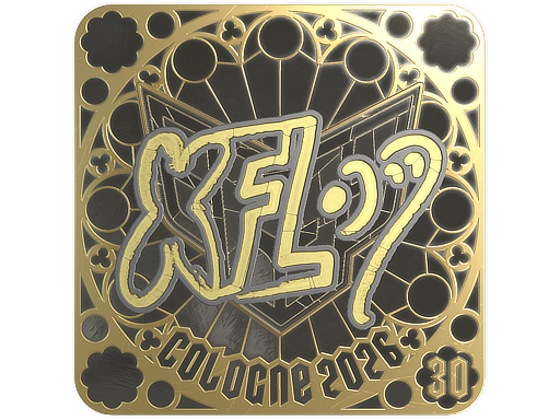 Sticker | xfl0ud (Gold, Ranked) | Cologne 2026