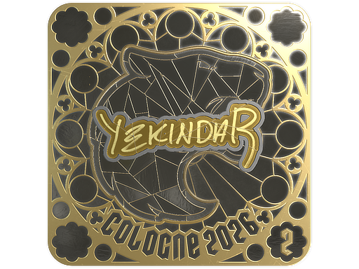 Sticker | YEKINDAR (Gold, Ranked) | Cologne 2026