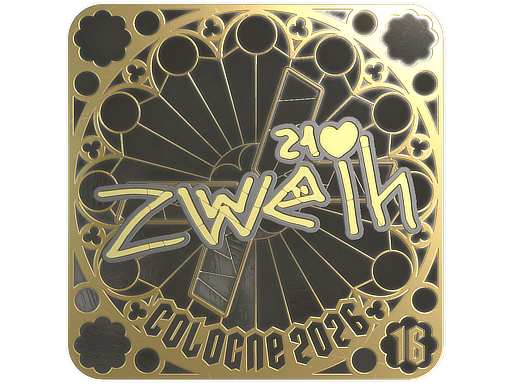 Sticker | zweih (Gold, Ranked) | Cologne 2026