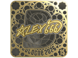 Sticker | alex666 (Gold, Ranked) | Cologne 2026