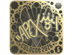 Sticker | apEX (Gold, Ranked) | Cologne 2026