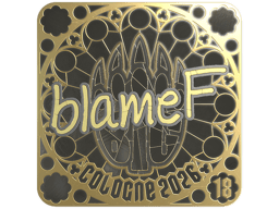 Sticker | blameF (Gold, Ranked) | Cologne 2026