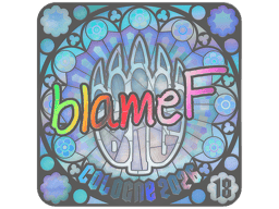 Sticker | blameF (Holo, Ranked) | Cologne 2026
