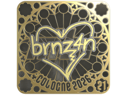 Sticker | brnz4n (Gold, Ranked) | Cologne 2026