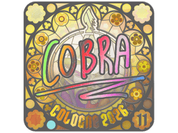 Sticker | cobra (Holo, Ranked) | Cologne 2026