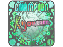 Sticker | kyousuke (Holo, Ranked) | Cologne 2026