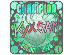 Sticker | kyxsan (Holo, Ranked) | Cologne 2026