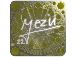 Sticker | mezii (Foil, Ranked) | Cologne 2026