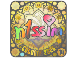 Sticker | n1ssim (Holo, Ranked) | Cologne 2026