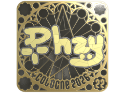 Sticker | phzy (Gold, Ranked) | Cologne 2026
