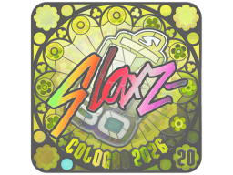 Sticker | slaxz- (Holo, Ranked) | Cologne 2026