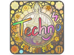 Sticker | Techno4K (Holo, Ranked) | Cologne 2026