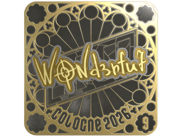 Sticker | w0nderful (Gold, Ranked) | Cologne 2026