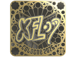 Sticker | xfl0ud (Gold, Ranked) | Cologne 2026