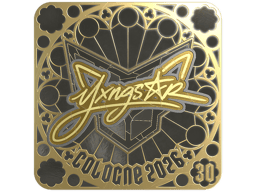 Sticker | yxngstxr (Gold, Ranked) | Cologne 2026
