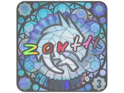 Sticker | zont1x (Holo, Ranked) | Cologne 2026